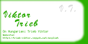 viktor trieb business card